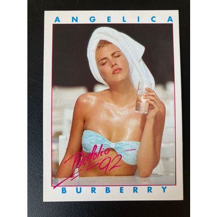 Portfolio '92 International Swimsuit Base trading card # 13 Angelica (A)