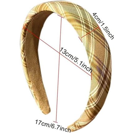 4Pcs Fluffy Makeup Headband Thick Hair Band for Women Padded Hair Accessories