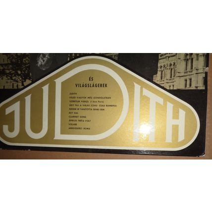 JUDITH ES VILAGSLAGEREK - vinyl LP Gyula Apatini, Filu George Vig, Zolan Zorandy