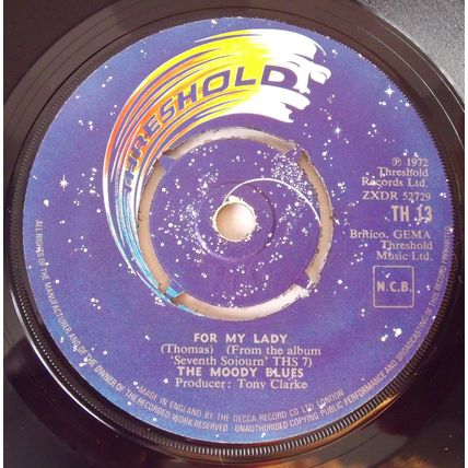 The Moody Blues - I'm Just A Singer In A Rock and Roll Band - 7" Vinyl - Exc -