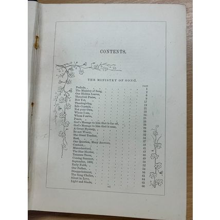 1880 "LIFE MOSIAC" FRANCES RIDLEY HAVERGAL ILLUSTRATED LARGE ANTIQUE BOOK (P5)