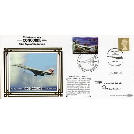 Barbara Harmer Queen Of The Skies Concorde Rare Hand Signed FDC