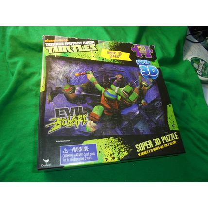 Lentincular 3-D TMNT Puzzle! Cowabunga!! 20.00 Shipped! This 150 piece...