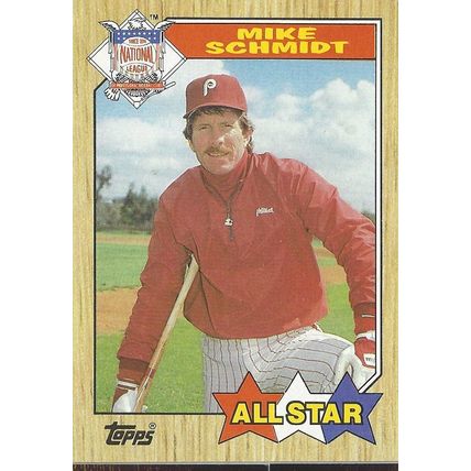 1987 TOPPS MIKE SCHMIDT ALL STAR #597