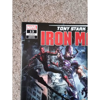 Tony Stark Iron Man # 13 (2018) MARVEL COMICS (NM Condition) Galactus Variant