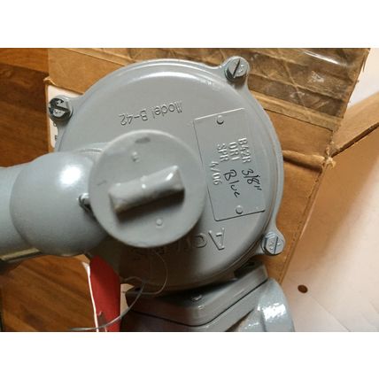 NEW 3/4 ACTARIS B-42,125 AG TRANE B-42,11J28R05121 GAS REGULATOR,3/4" NPT,FI