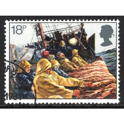 GREAT BRITAIN 1981: FISHERMEN'S YEAR - 18p USED (G10)