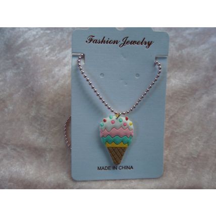 Necklace with Ice Cream Pendant