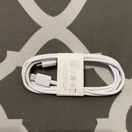 Genuine Original Samsung USB-C to USB-C 3A Super Fast Charging Cable White 1.8m