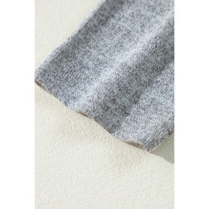 High Rise Solid Color Open Front Lightweight Cardigan