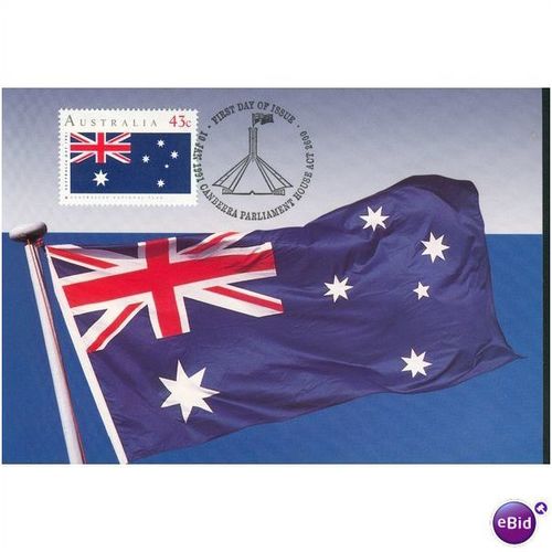 Australia FDI Postcard set 1991 - Australian Flags