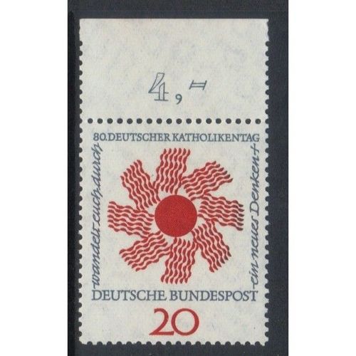 GERMANY 1964 80th CATHOLICS DAY MNH