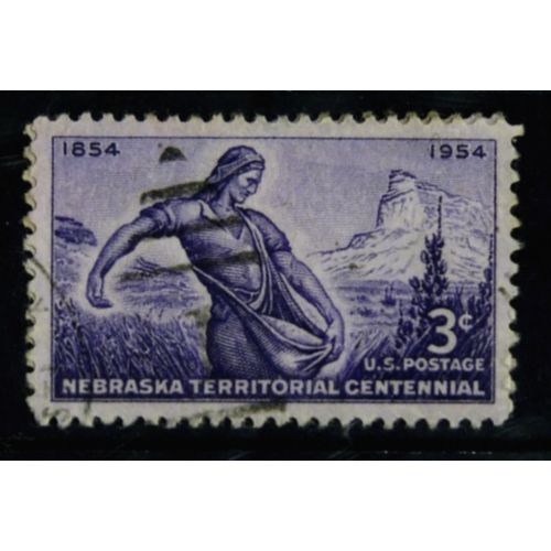 USA 1954 SG 1O62 3c VIOLET THE SOWER FINE USED