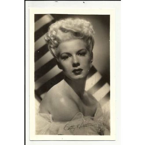 BETTY HUTTON Postcard