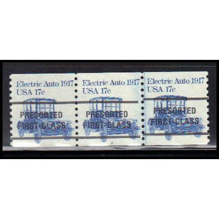 1906a 17c Electric Auto Fine MNH Dry Gum PNC 2D/3 Line Gap PA2418