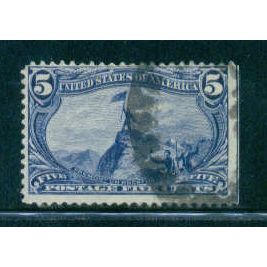 Used 288 5c Fremont on the Rocky Mountains Barely Clears C0192