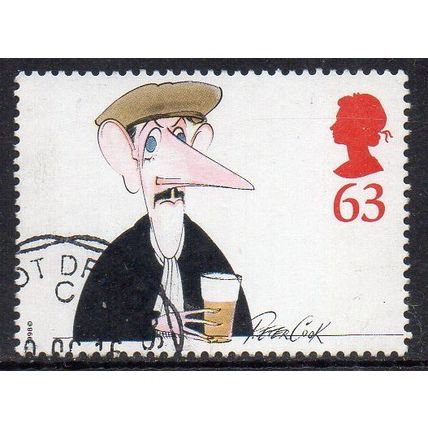 GB 1998 Comedians - Peter Cook 63p Used