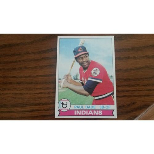 1979 Topps Card # 013 Paul Dade Excellent (5) Cleveland Indians