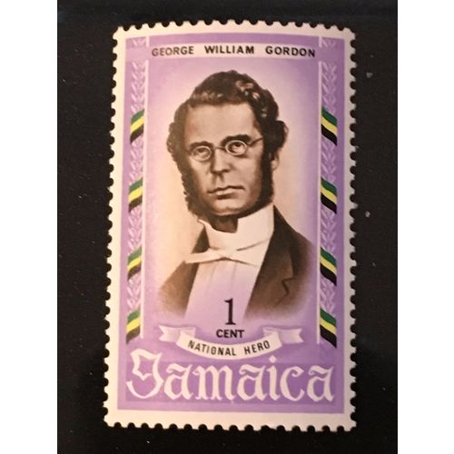 Jamaica 1970 National Heroes 1c George W Gordon Unmounted Mint NHM SG 298 stamp