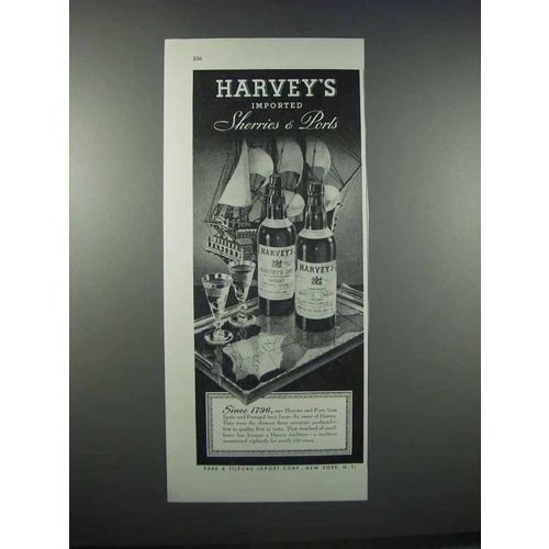 1946 Harvey's Sherry Ad