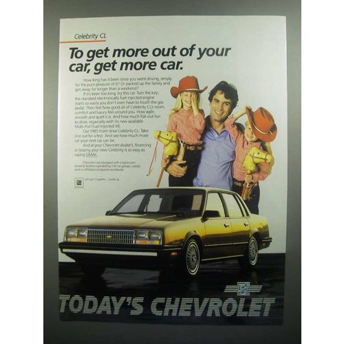 1984 Chevrolet Celebrity CL Ad - Get More Car