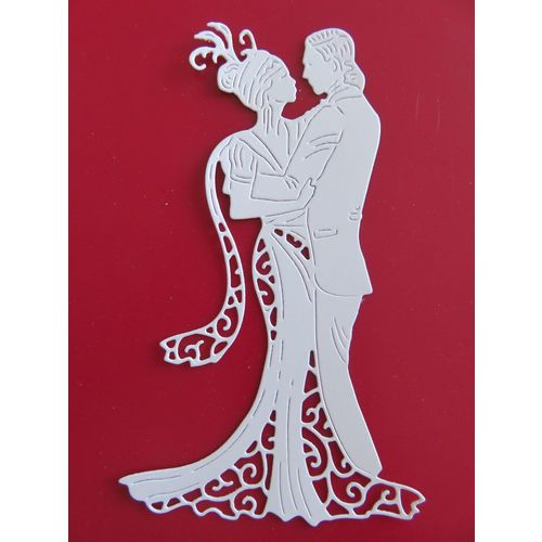 6 x Tattered Lace Die Cuts Art Deco Under The Mistletoe
