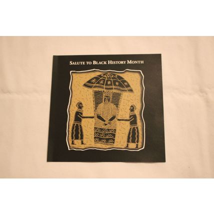 SALUTE TO BLACK HISTORY MONTH-5" Promo CD with Various Artists