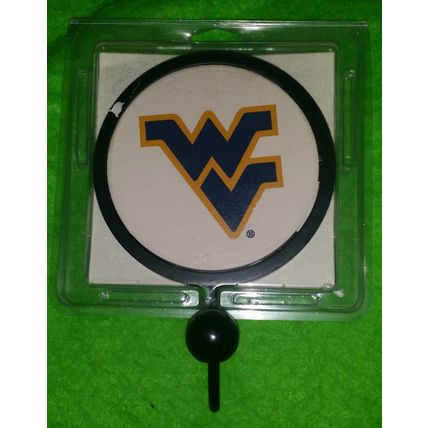 WEST VIRGINIA WVU THEMED COAT HAT TOWEL HANG UP HOOK~NEW~MOUNTAINEER WVU