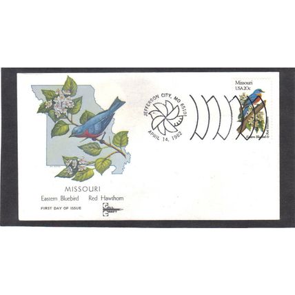 FDC Gill Craft 1977a 20c Bluebird (Cachet-U/A) CV39877