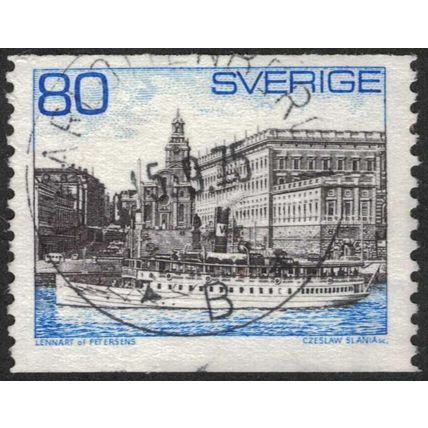Sverige / Sweden - Facit #719 PRAKTstämplad CHARLOTTENBERG 15.9.75