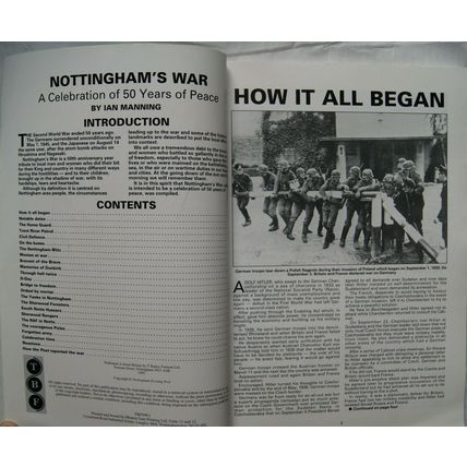 1995 Nottingham's War. A Celebration of 50 Years of Peace, Evening Post