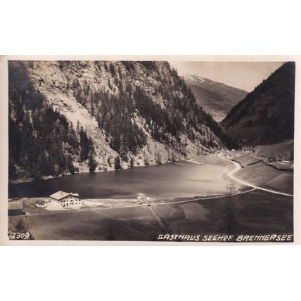 Gasthaus Seehof Brennersee Austria Hotel Old Postcard