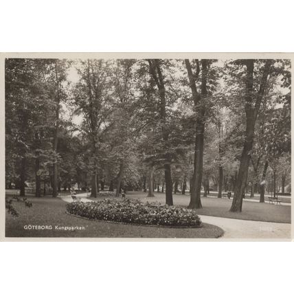 Goteborg Kungsparken Sweden Real Photo Old Postcard