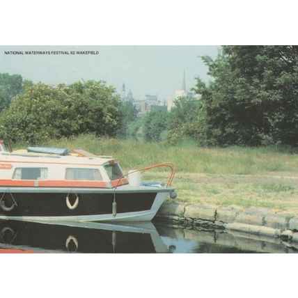 National Waterways Festival Board Wakefield Postcard