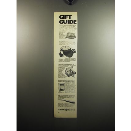 1973 General Electric Ad - Power Spray Iron, Buffet Skillet, Speedsetter