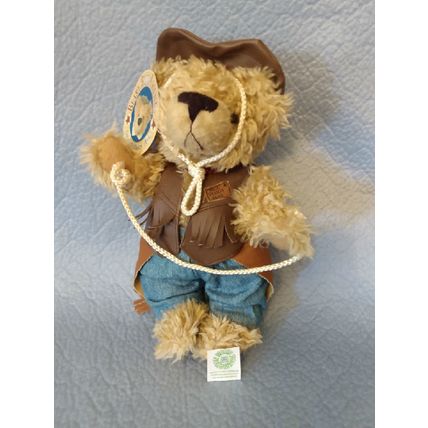 RARE BEARY BEST FRIENDS COWBOY NWT HAT FRINGED VEST BLUE JEANS AND CHAPS