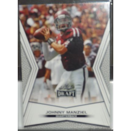 2014 Leaf Draft JOHNNY MANZIEL (Texas A&M/Cleveland Browns) Rookie Card #JMI