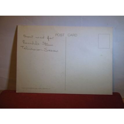 EMMERDALE'S WOOLPACK INN, ESHOLT, BRADFORD, YORKSHIRE unused postcard =