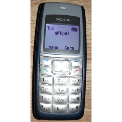 Nokia 1112 cheap mobile phone sim free - UNLOCKED travel spare handset