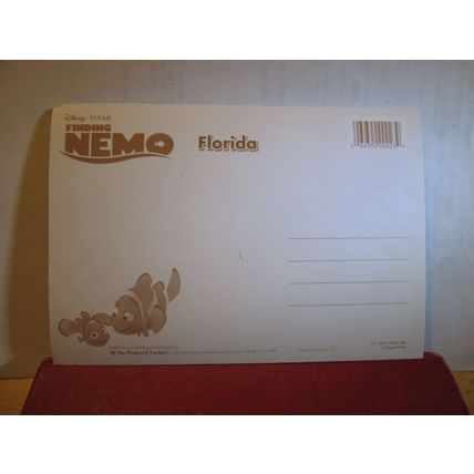 FINDING NEMO, FLORIDA, USA unused postcard Disney Pixel =