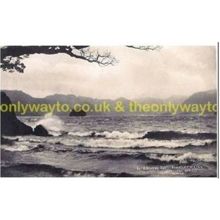 STORMY DAY, DERWENTWATER, CUMBRIA, ENGLAND, Postcard