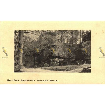 Bell Rock, Broadwater, Tunbridge Wells, Kent, Rare Arcadia Bazaar Postcard, 1913