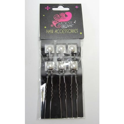 Wildest Dreams Single Pearl Hair Pin Ladies Womens Hair Accessory Bridal Prom