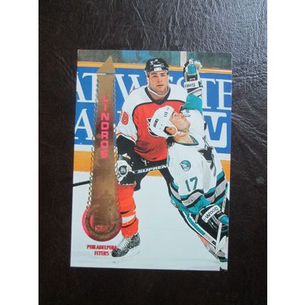 Three (3) Eric Lindros Hockey Cards (See Pictures and Description Below)