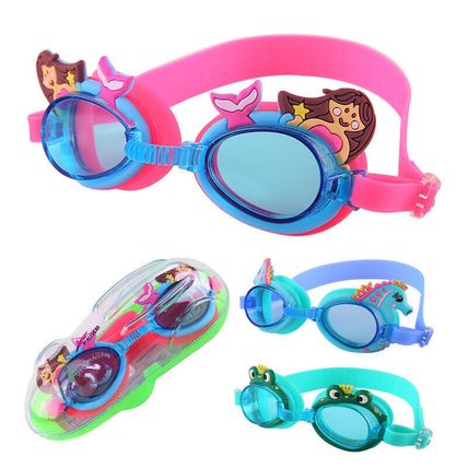 Children's Animal Cartoon Series Children's Swimming Goggles Anti Fog