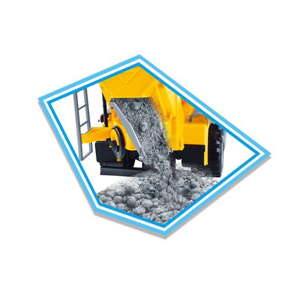 14" Friction Powered Cement Mixer Truck