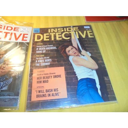 Early 1960's INSIDE DETECTIVE MAGAZINE LOT!! WOW!! $100.00/SHIPPED!!