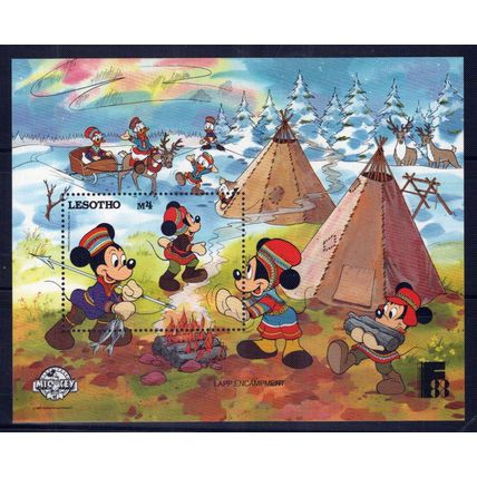 Lesotho 640-649 MNH Disney Mickey & Friends in Finland ZAYIX 0724M0119