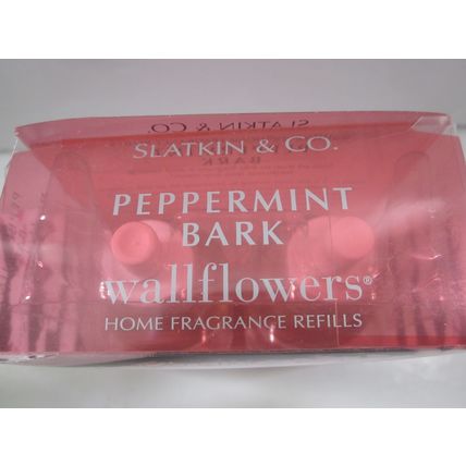 1 bx/2 bulbs Bath & Body Works Wallflower Refill Peppermint Bark