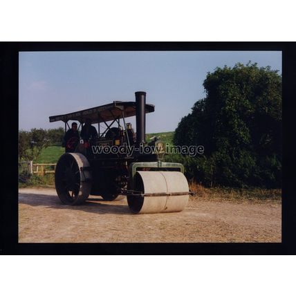tz0484 - Rushton & Hornby Steam Roller 114059 - Reg.CJ 4853. c1999 - photo 7x5